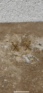 Boucles D'Oreilles Cross