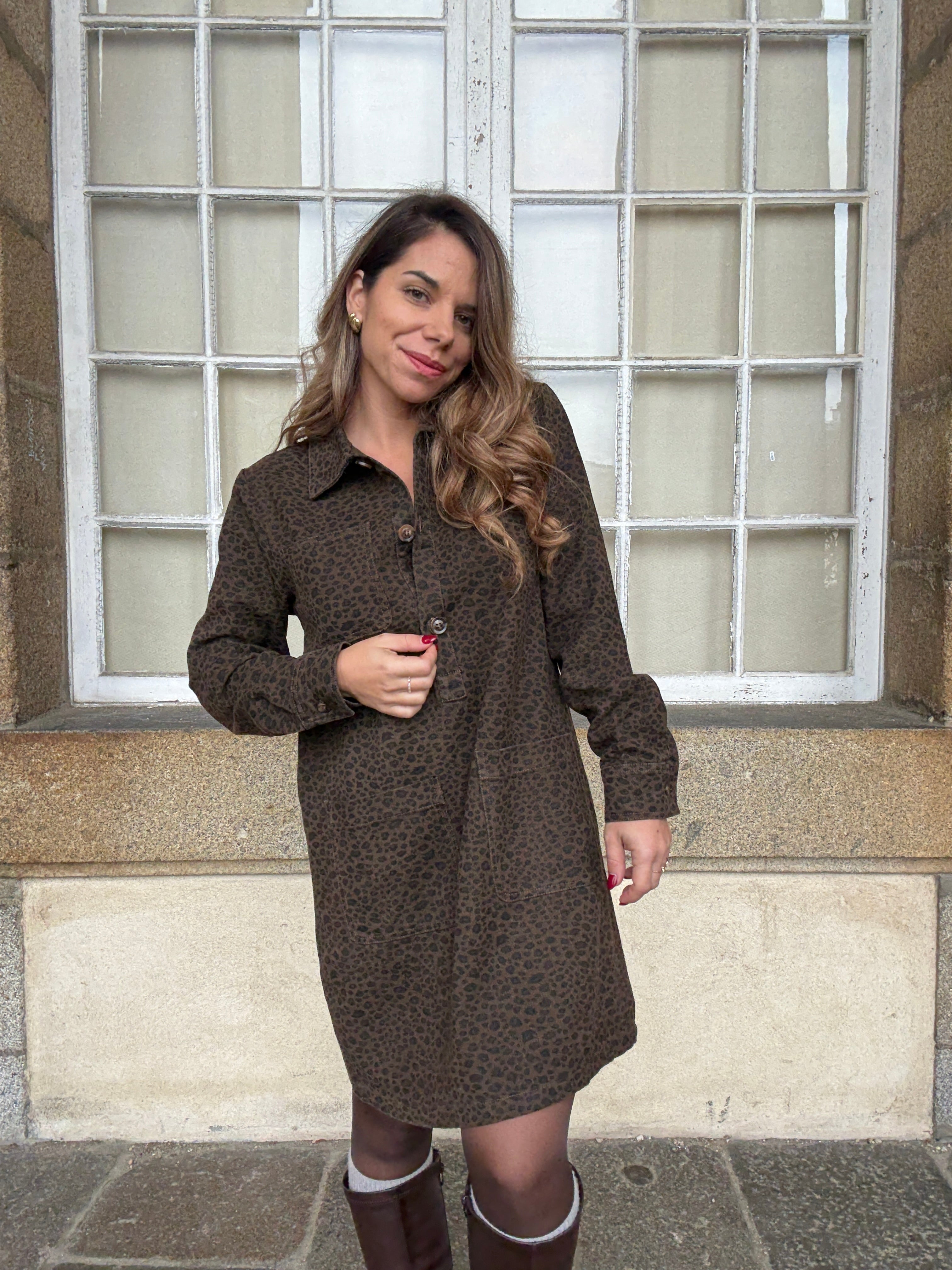 Robe Alix Léopard