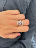 Bague Love Lila Plata