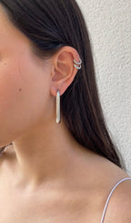 Boucles D'Oreilles Huge Rectangular