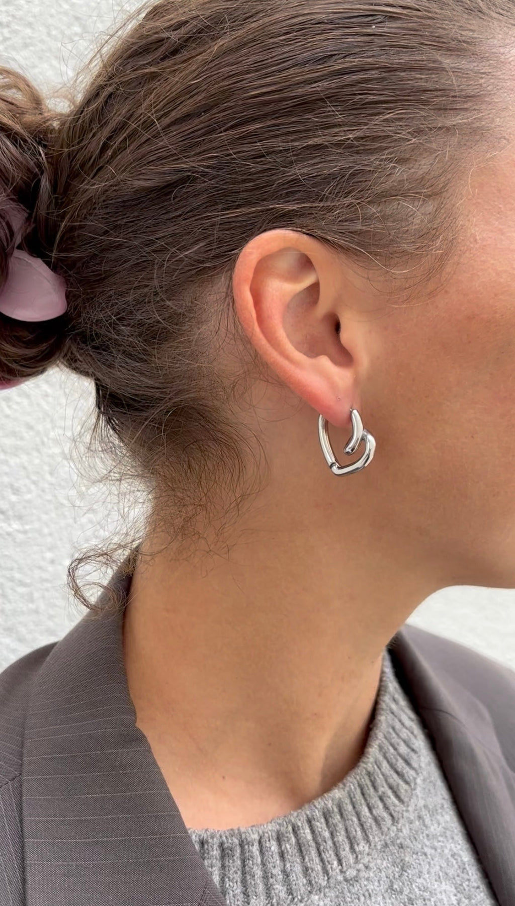 Boucles D'Oreilles Enroll Heart