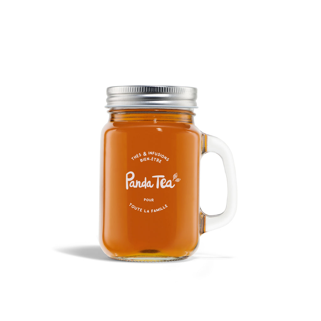 Tasse Mason Jar Avec Couvercle - 450 Ml