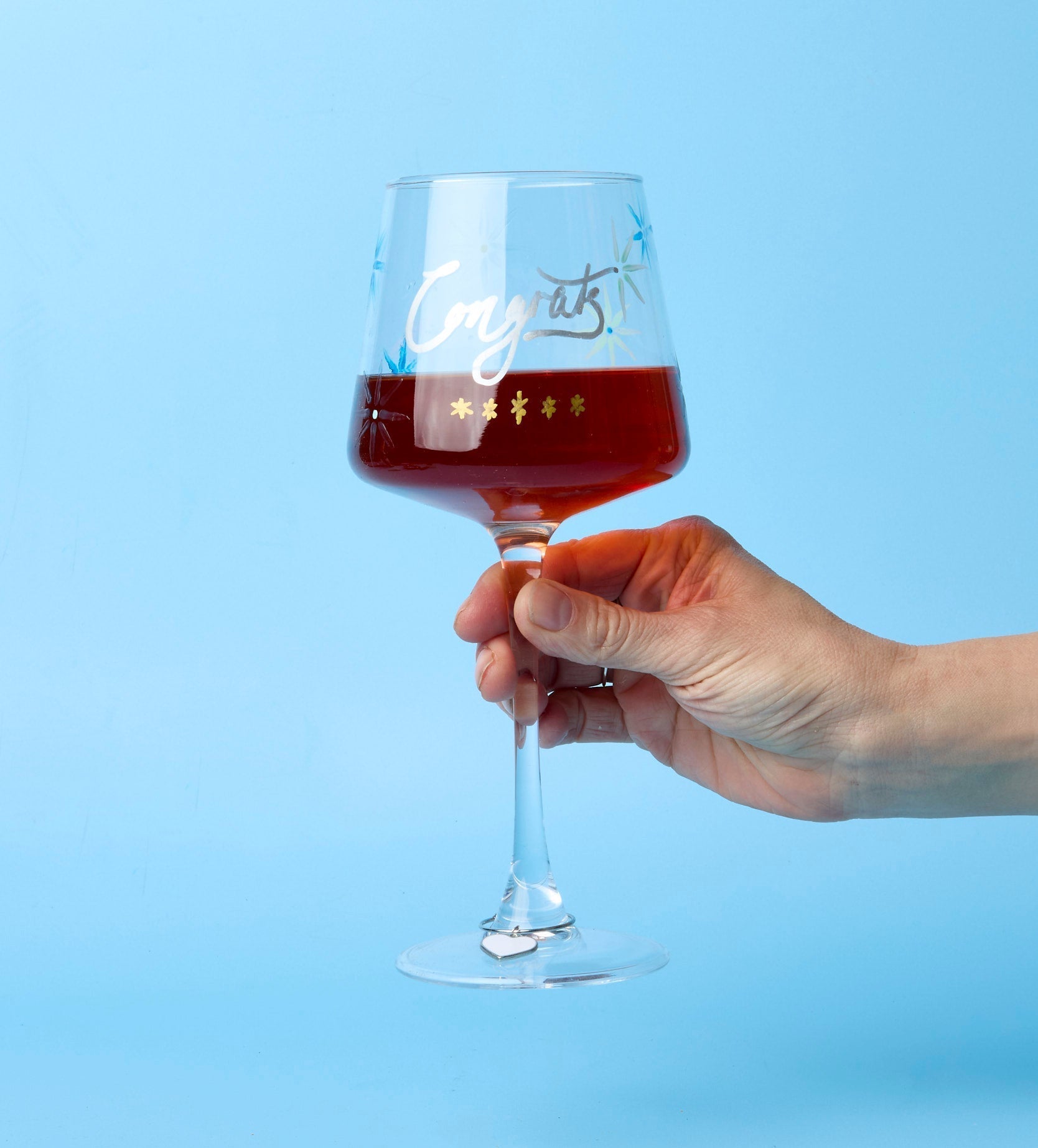 Peinture Sur Verre À Vin - Set De 4 Verres