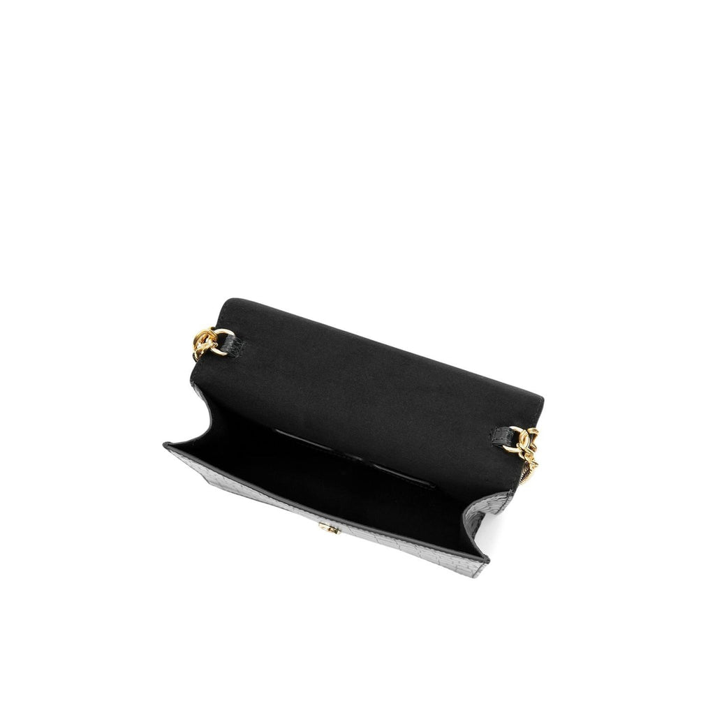 Alexander Mcqueen Mini Skull Leather Bag - Black - Femme