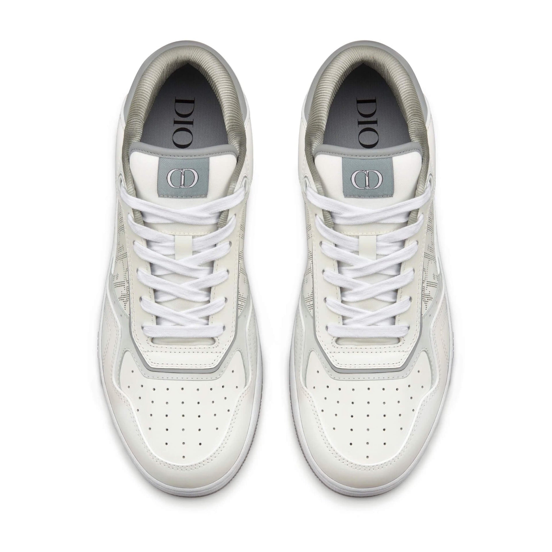 Baskets Dior Oblique Leather - White - Homme