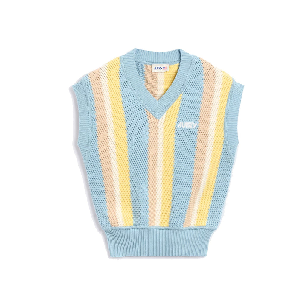 Gilet Cotton Vest - Blue - Femme