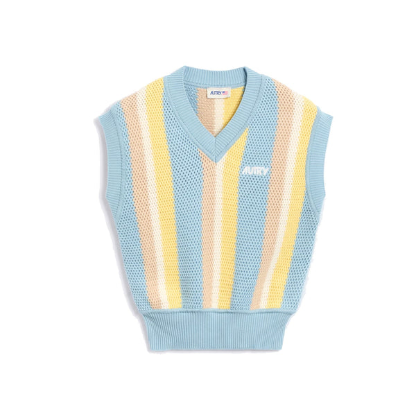 Gilet Cotton Vest - Blue - Femme