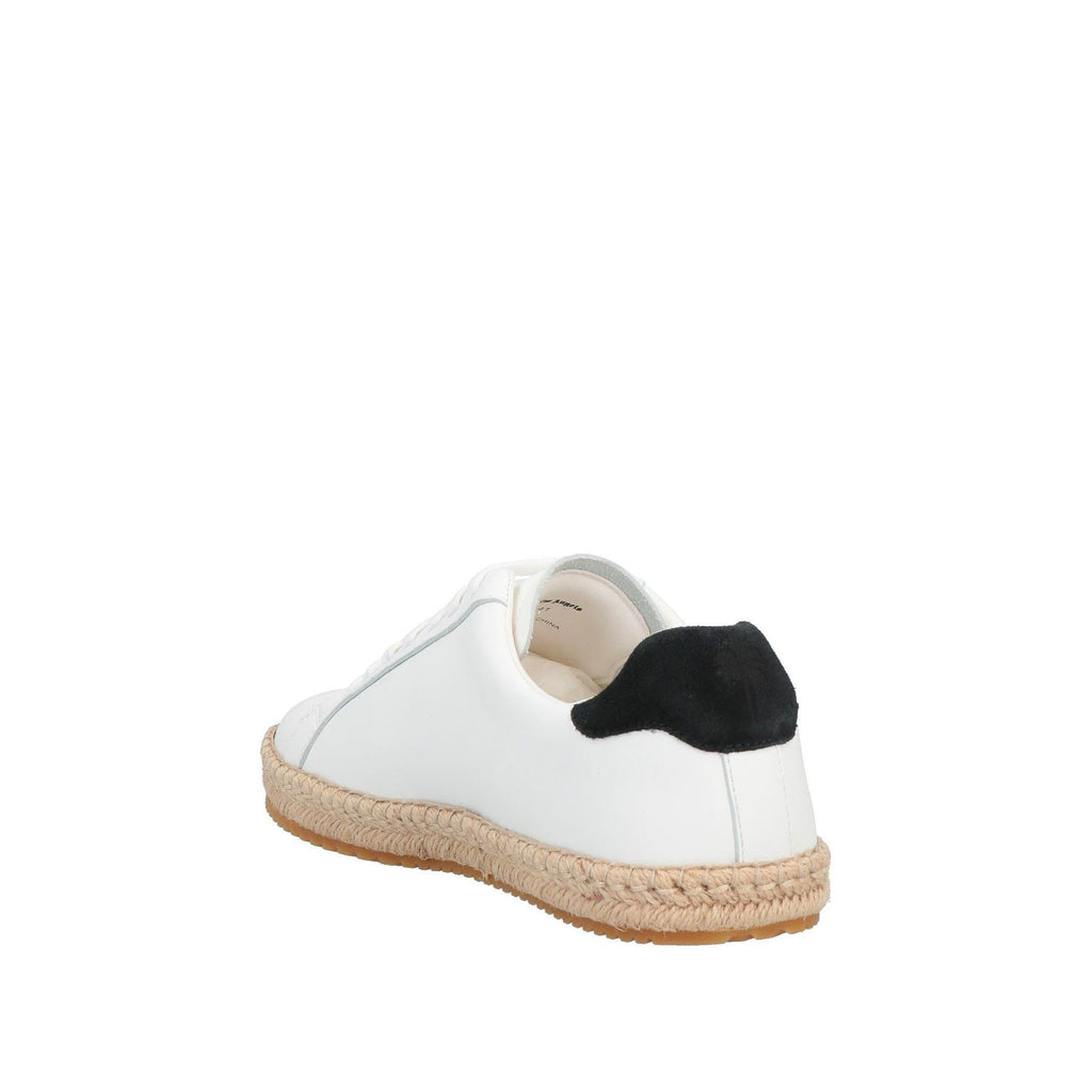 Baskets Palm Angels Leather Logo - White - Homme