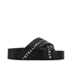 Mules Stella Mccartney Logo - Black - Femme
