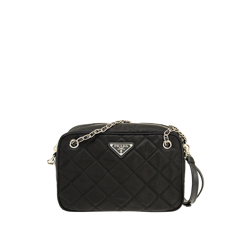 Prada - Sac Bandoulière Quilted Medium - Femme - Black