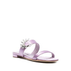 Sandales - Manolo Blahnik Chivela 010 Flat - Lilac
