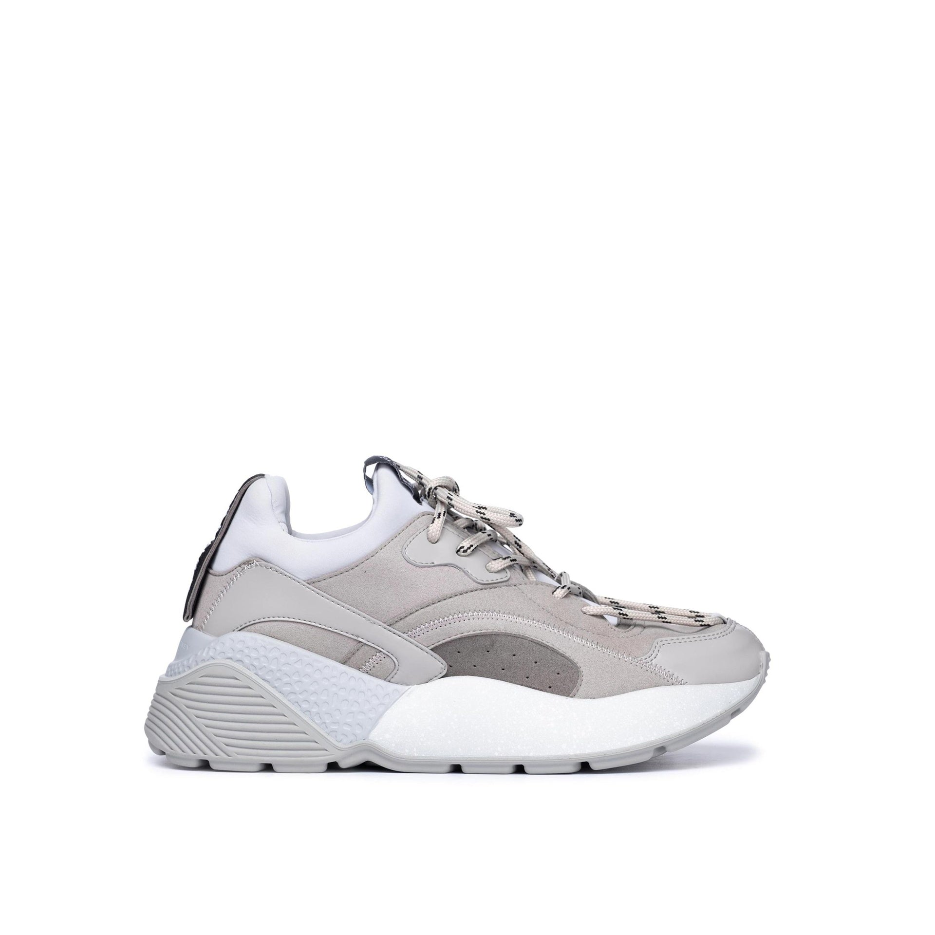 Baskets Stella Mccartney Eclypse Alter Faux Suede - Grey - Femme