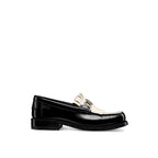Mocassins Dior Emblem Leather - Black - Femme