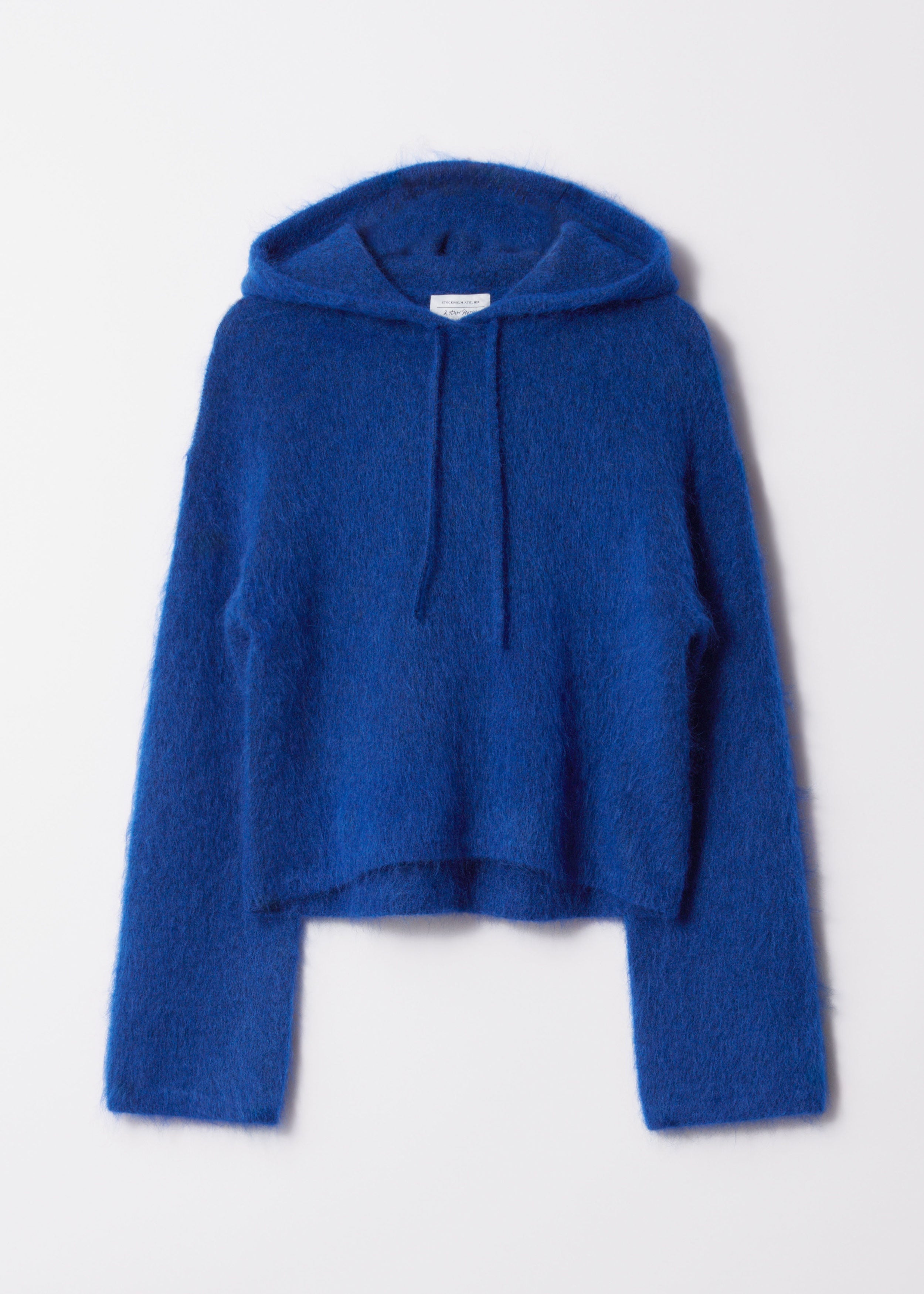 Sweat À Capuche Jumper St Holly En Mohair Mélangé - Bleu
