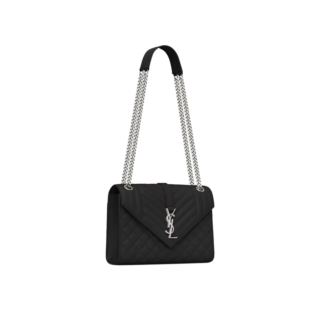 Saint Laurent - Sac Envelope Medium - Femme - Black