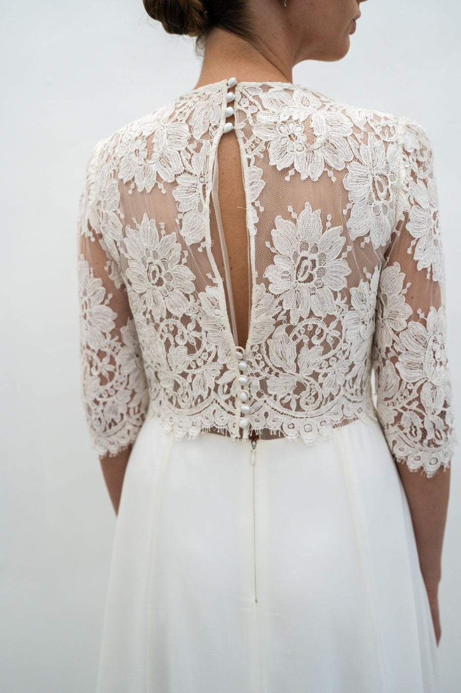 Robe De Mariée Rose - Blanc Soie