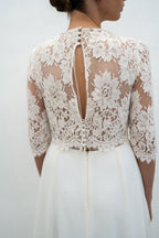 Robe De Mariée Rose - Blanc Soie