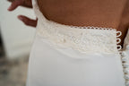 Robe De Mariée Opéra Sans Mousseline - Blanc Soie
