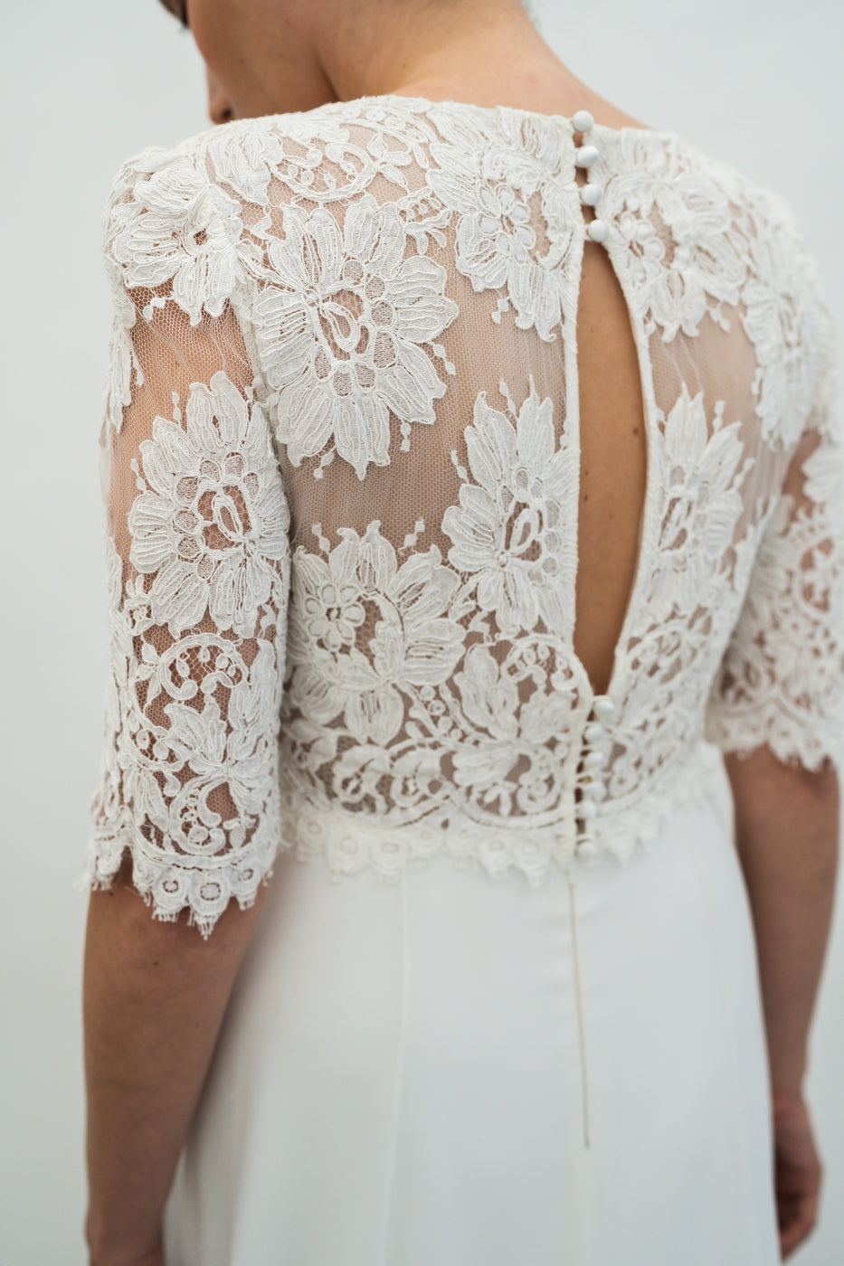 Robe De Mariée Rose - Blanc Soie