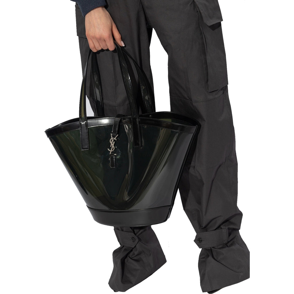 Saint Laurent Panier Medium Shopper Bag - Black - Femme