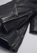 Veste En Cuir St Mariette - Noire