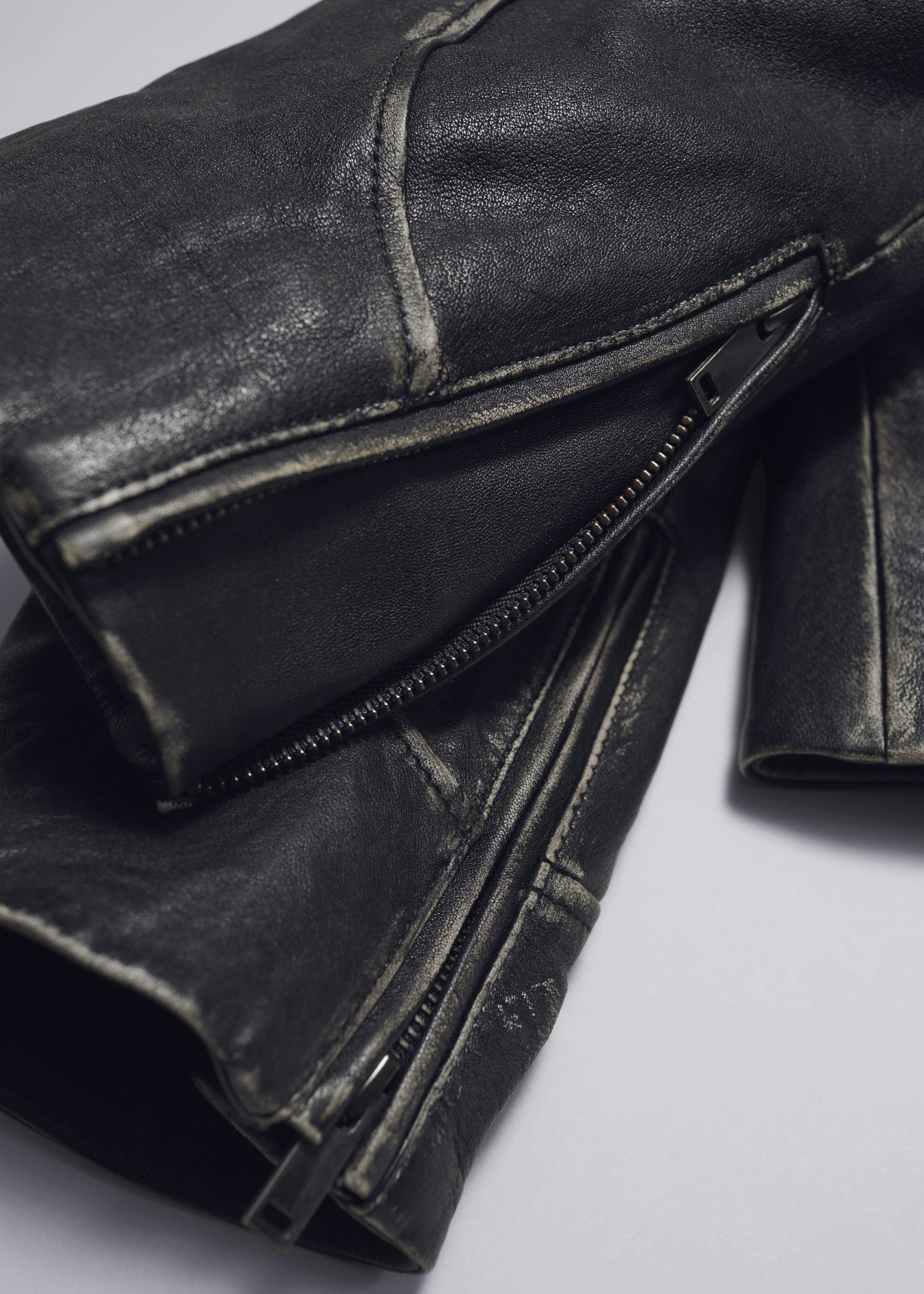 Veste En Cuir St Mariette - Noire