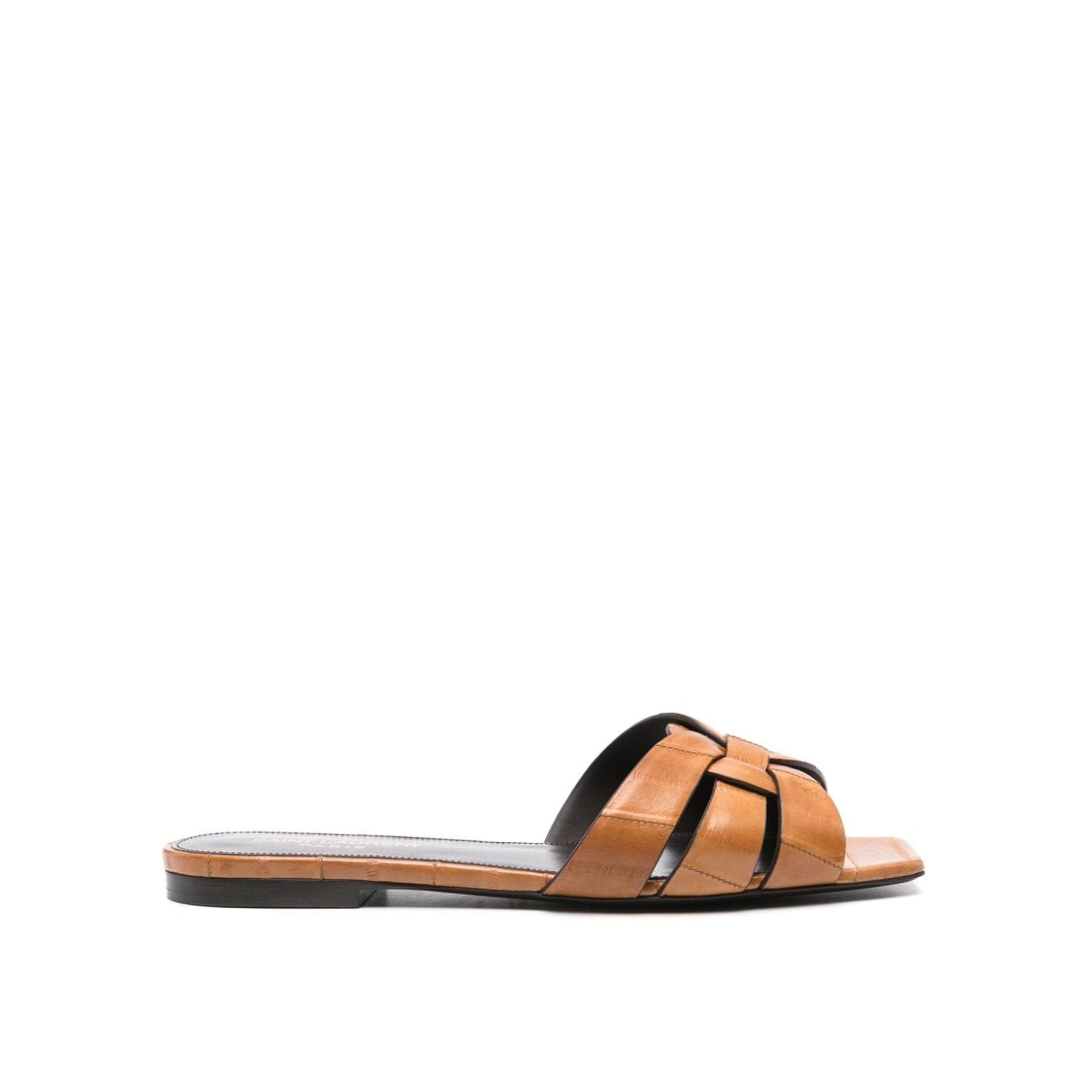 Sandales Saint Laurent Tribute - Brown - Femme