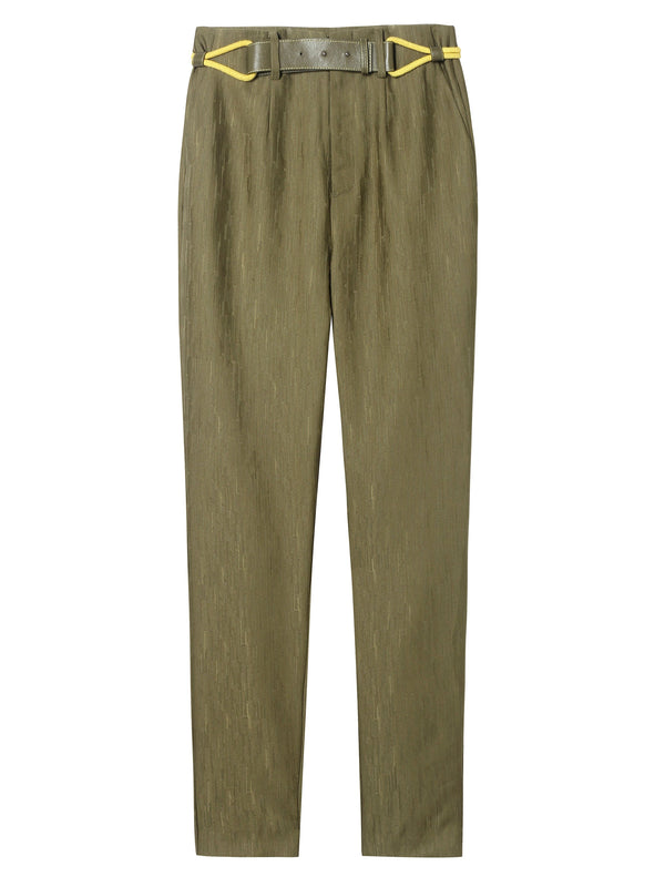 Lily - Pantalon - Vert Moutarde