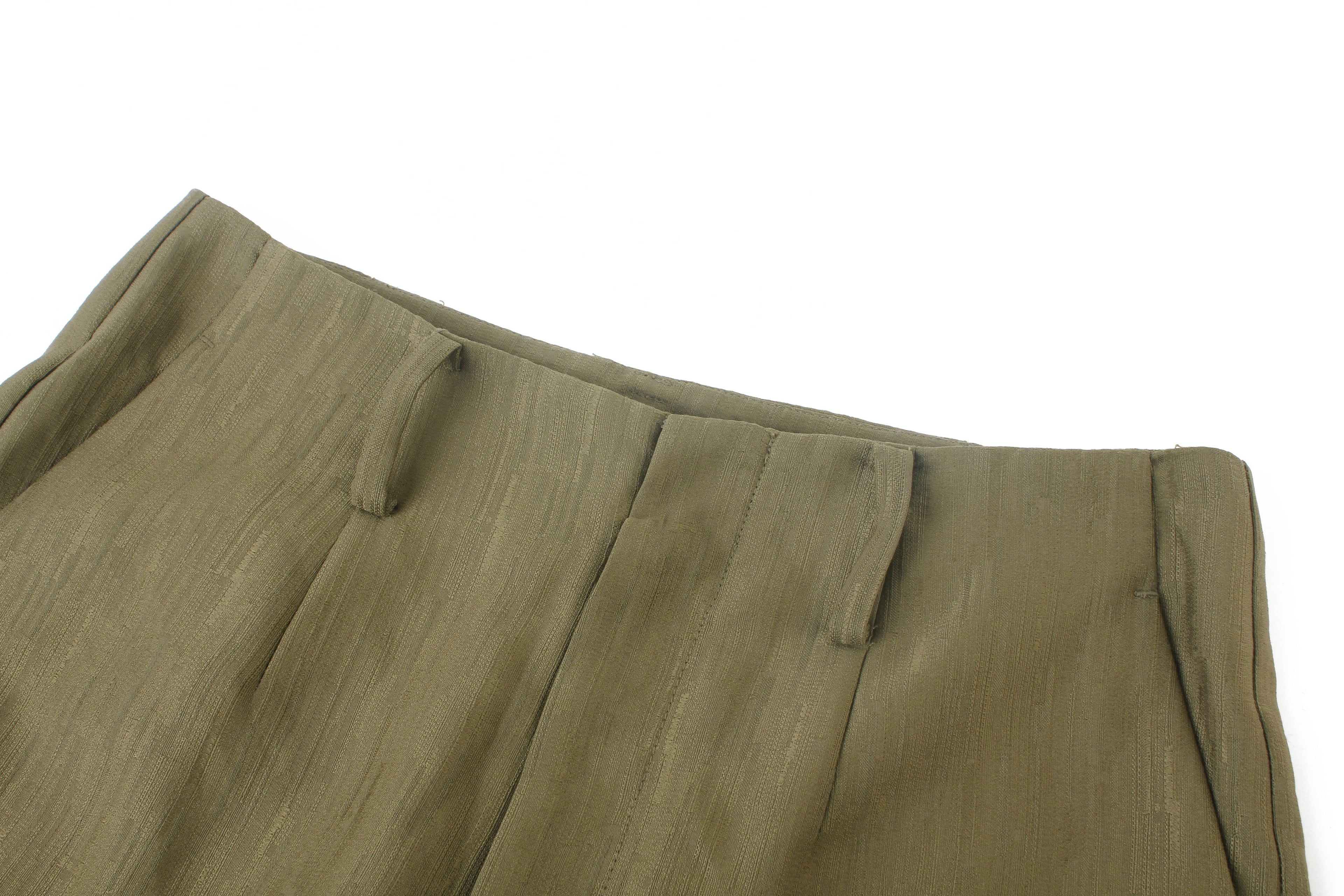 Lily - Pantalon - Vert Moutarde