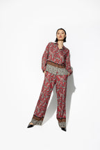 Le Pantalon Large Tracy Leo Cachemire