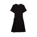 The Kooples - Robe Evasee Detail Ceinture - Black - Femme