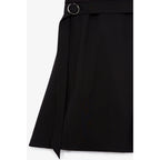 The Kooples - Robe Evasee Detail Ceinture - Black - Femme
