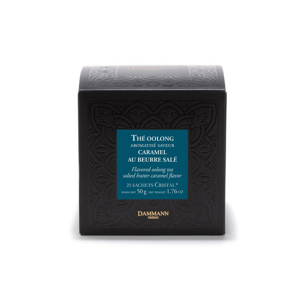 Boîte Thé Oolong Caramel Beurre Salé - 25 Sachets Cristal