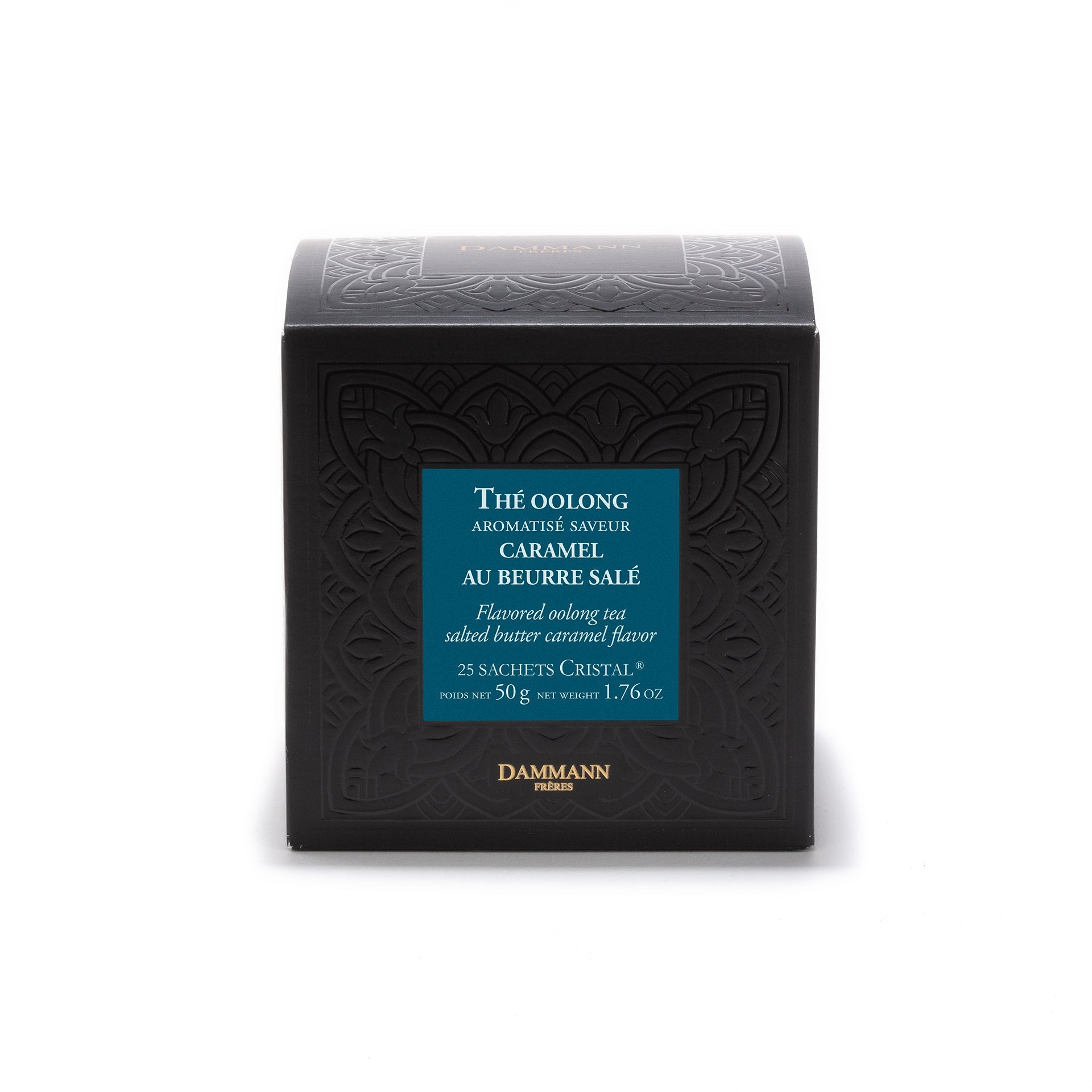 Boîte Thé Oolong Caramel Beurre Salé - 25 Sachets Cristal