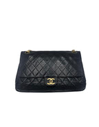 Chanel Vintage Classic Double Flap Bag Leather 25