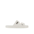 Gcds Rubber Logo Flats Sandals - White - Homme