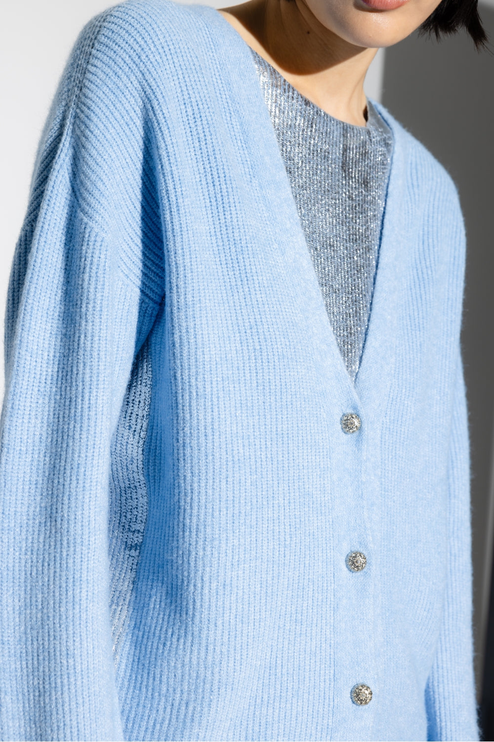 Le Cardigan Maurizio Bleu Clair
