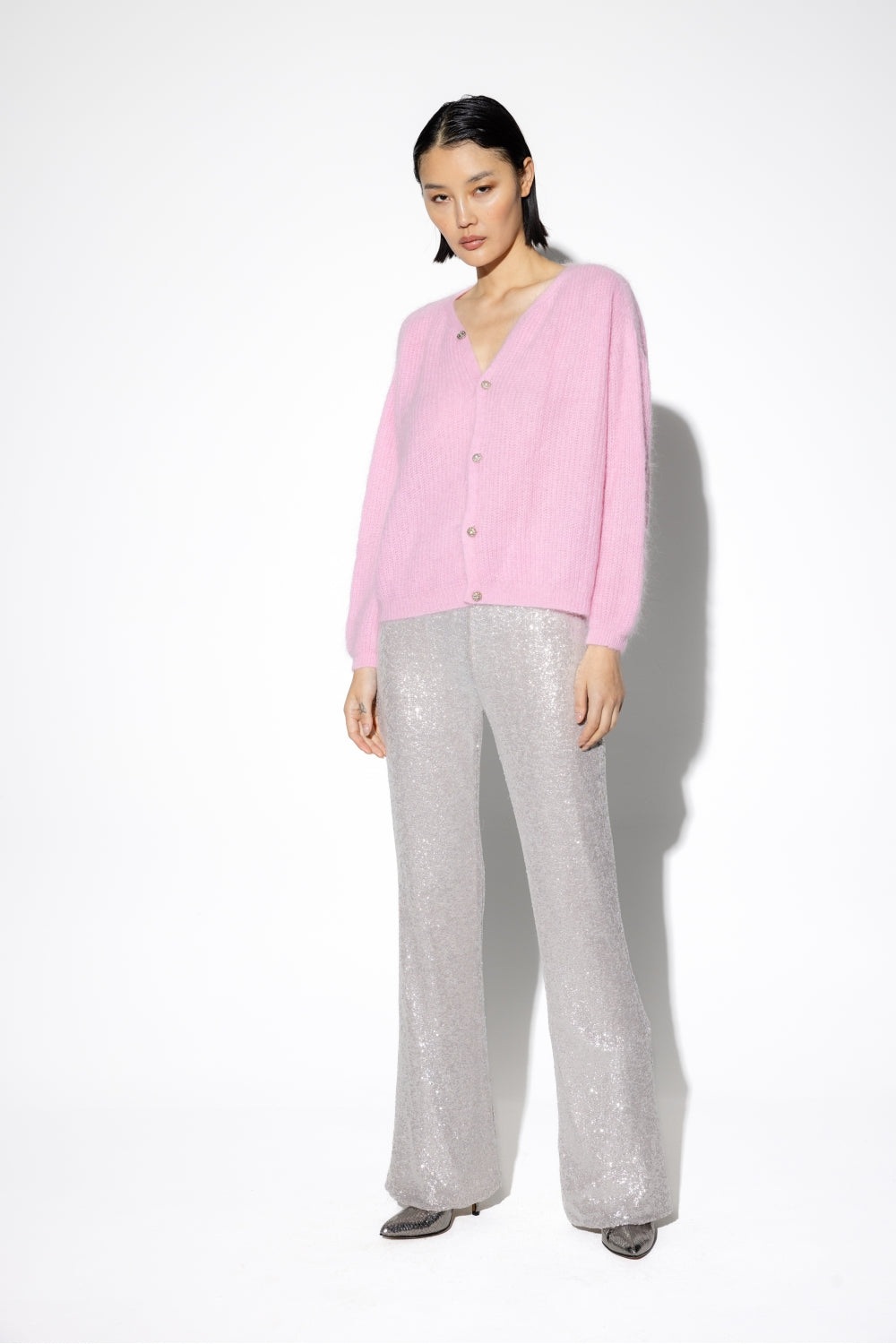 Le Cardigan Angelo Rose
