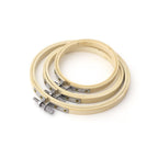 Tambour À Broder Bois Clair - 15Cm