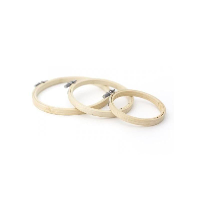 Tambour À Broder Bois Clair - 15Cm