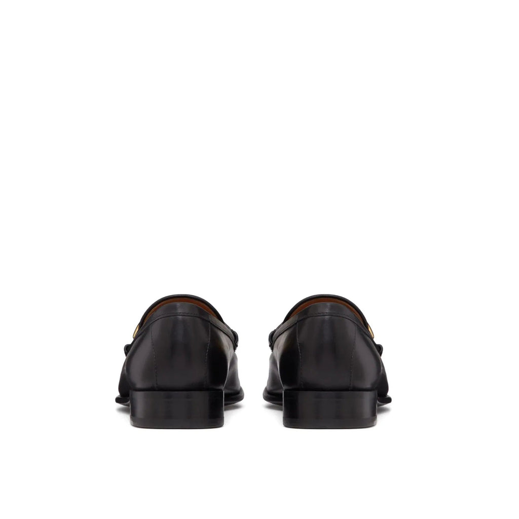 Mocassins Valentino Garavani V-Logo Moon Leather - Black - Femme