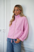 Veste Zippée Tressia - Rose