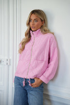 Veste Zippée Tressia - Rose
