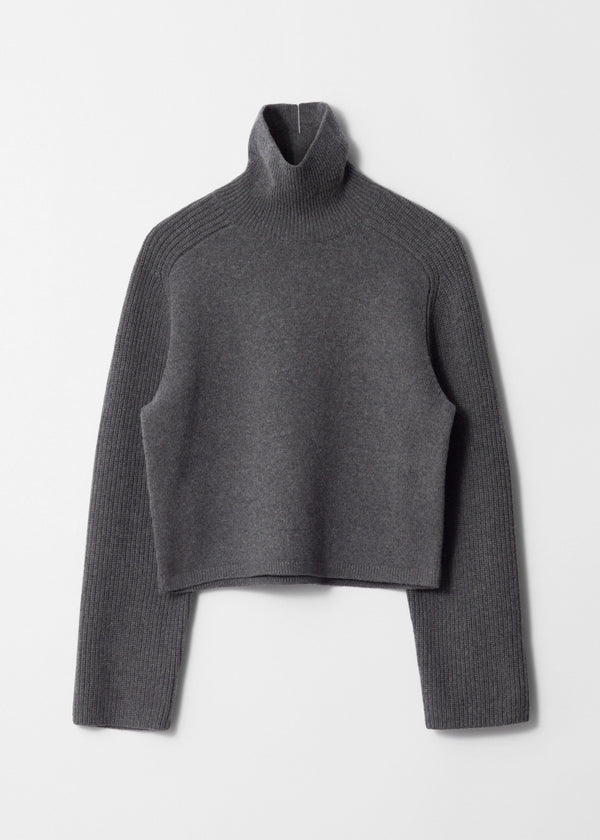 Pull Col Roulé Es Holm - Gris