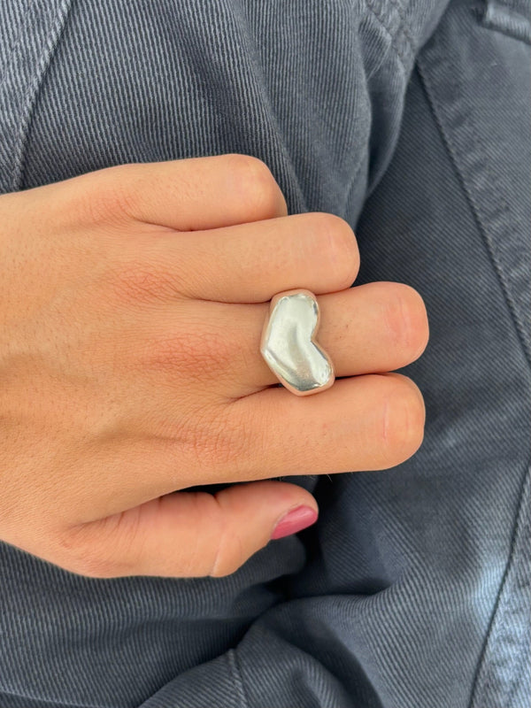 Bague My Heart Plata
