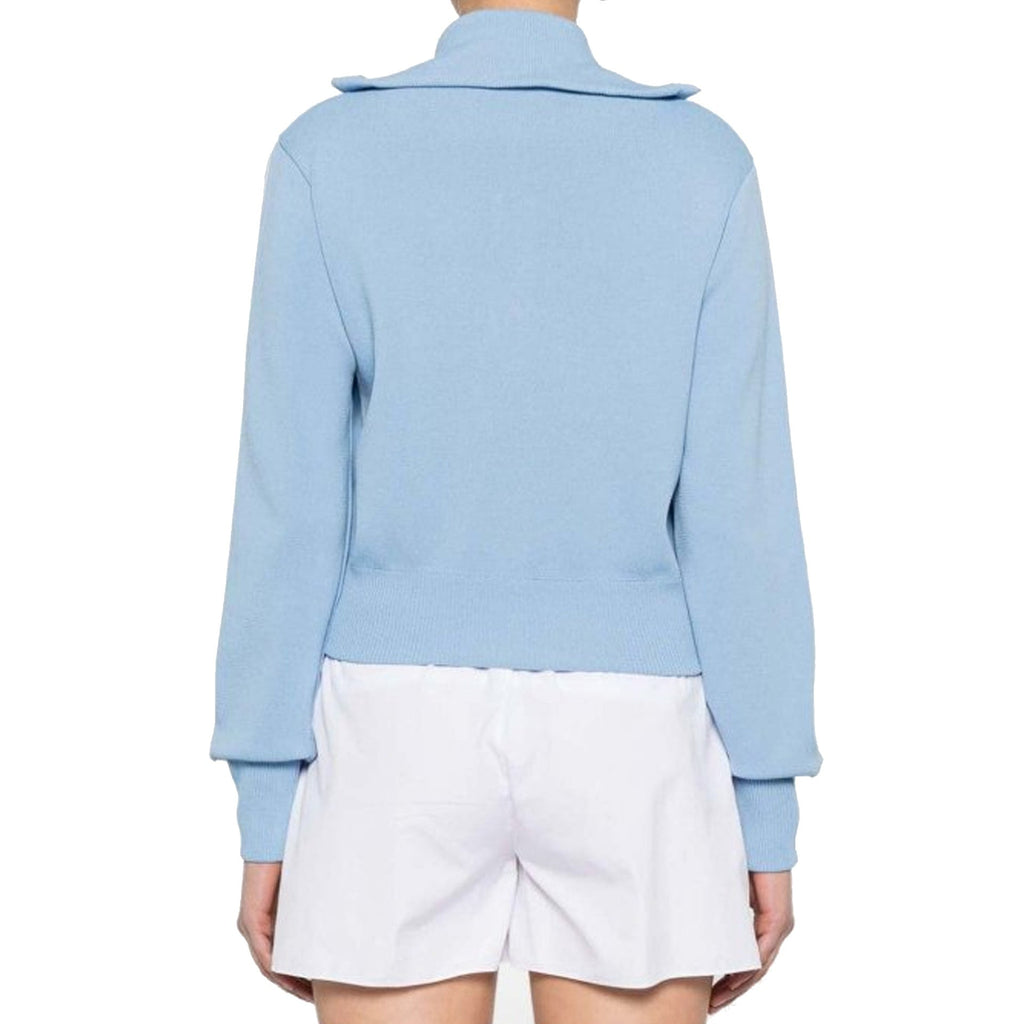 Cardigan Logo - Blue - Femme
