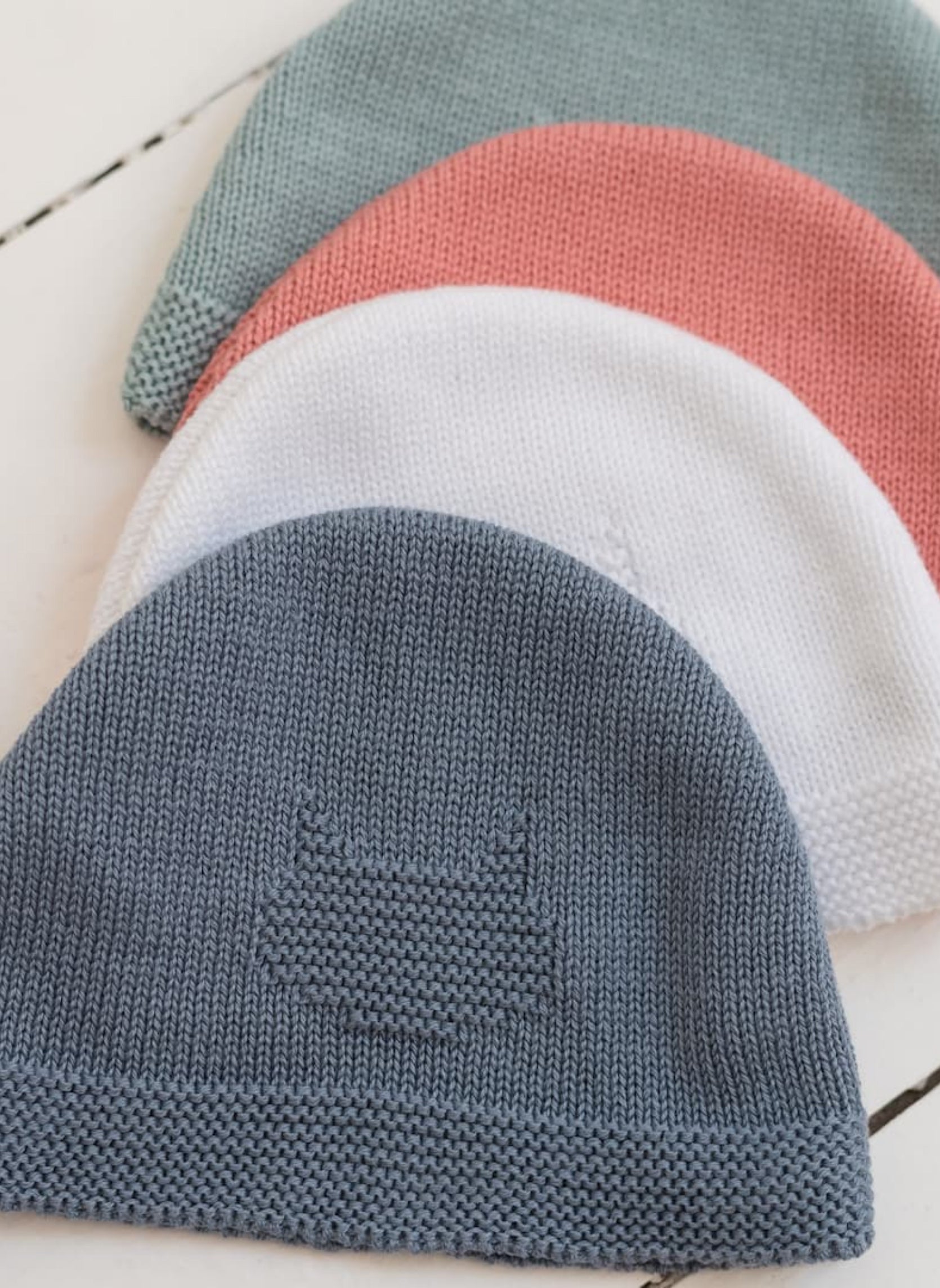 Bonnet En Coton Petits Chats - Blanc