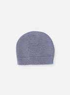 Bonnet En Coton Petits Chats - Bleu Orage