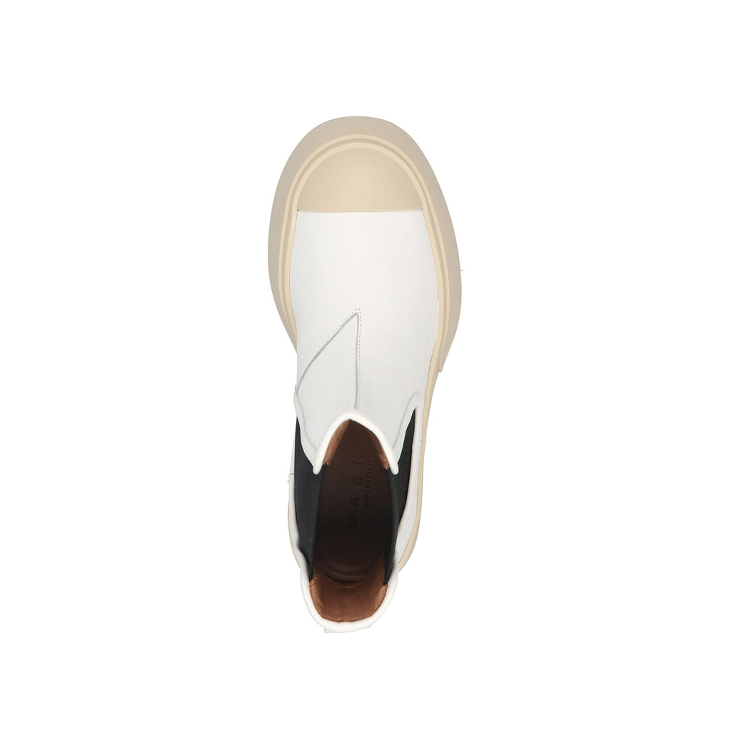 Bottes - Marni Pablo Leather  - White