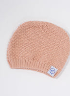 Bonnet Nid D'Abeille - Rose Misty